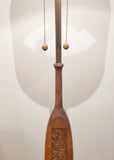 CORK & WALNUT FLOOR LAMP