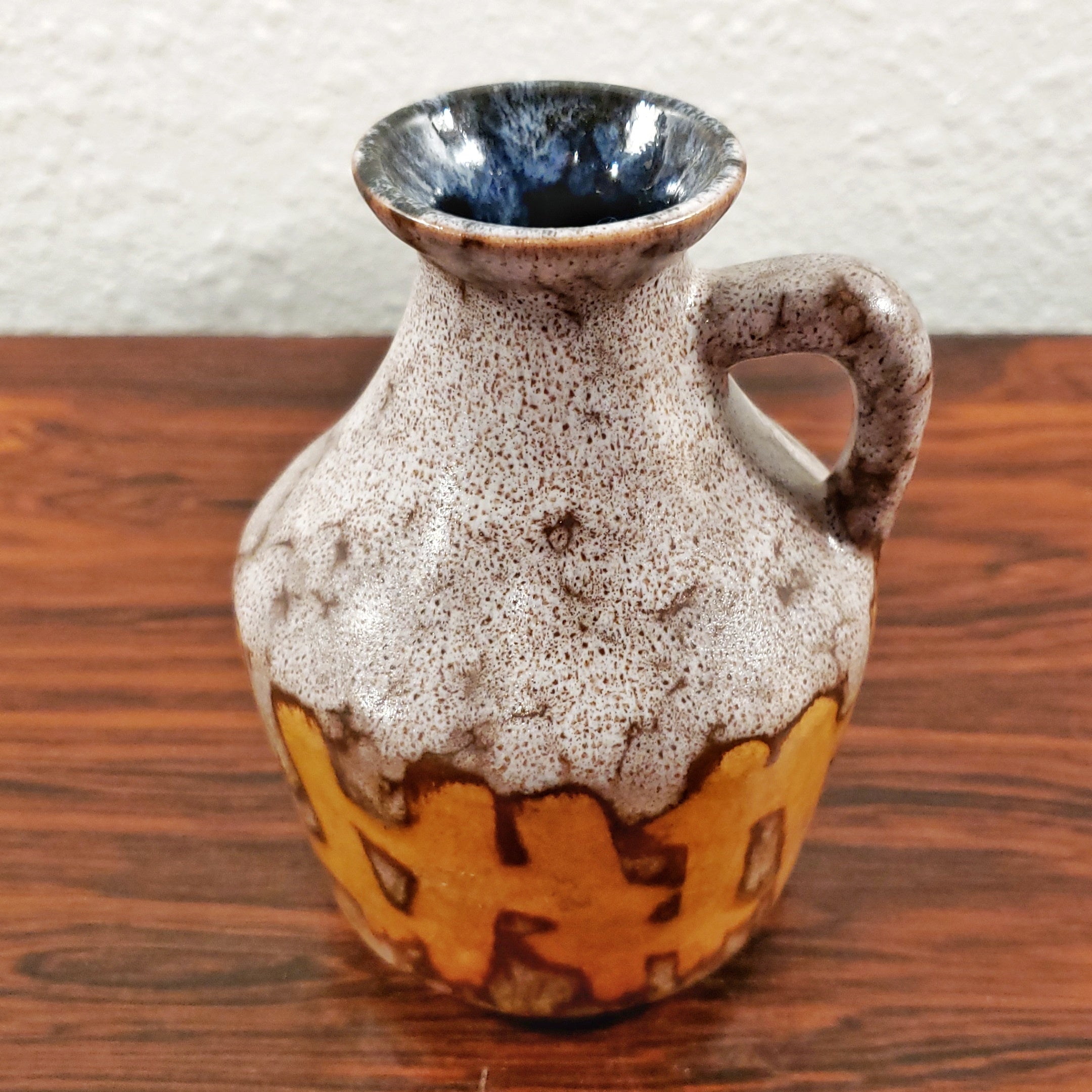 1950s STREHLA KERAMIK PITCHER VASE Nr. 999 (12 cm)