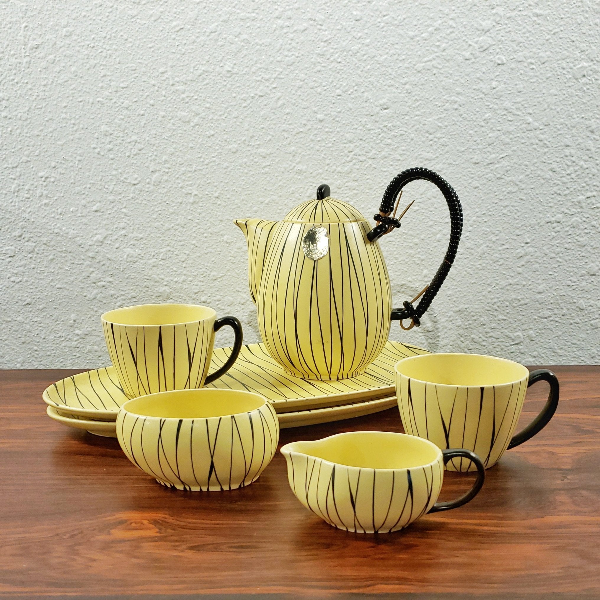 1950s SEBASTIANO BUSCETTA ‘MEHIKANA’ TEA SET FOR GRÄFLICH ORTENBURG