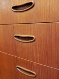 BOW-FRONT CHEST OF DRAWERS