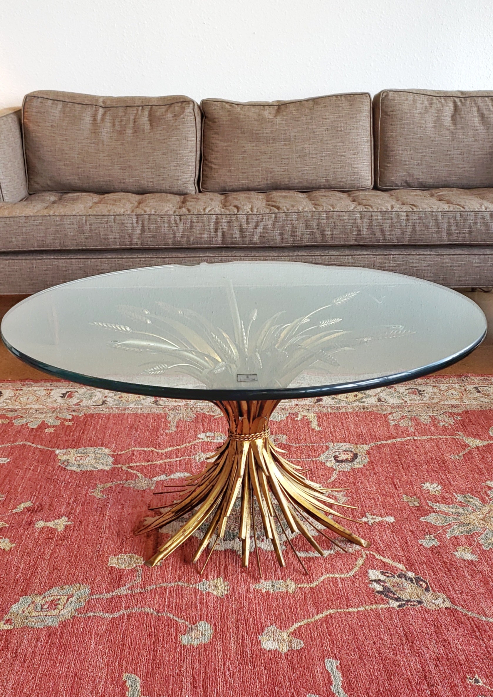 1960s COCO CHANEL SHEAF OF WHEAT COFFEE TABLE – modernredux