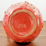 KREUTZ KERAMIK RED/BLACK FAT-LAVA JUG VASE 201 (23.5 cm)